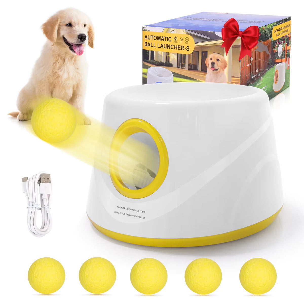 AutoFetch Pro - Interactive Dog Ball Launcher