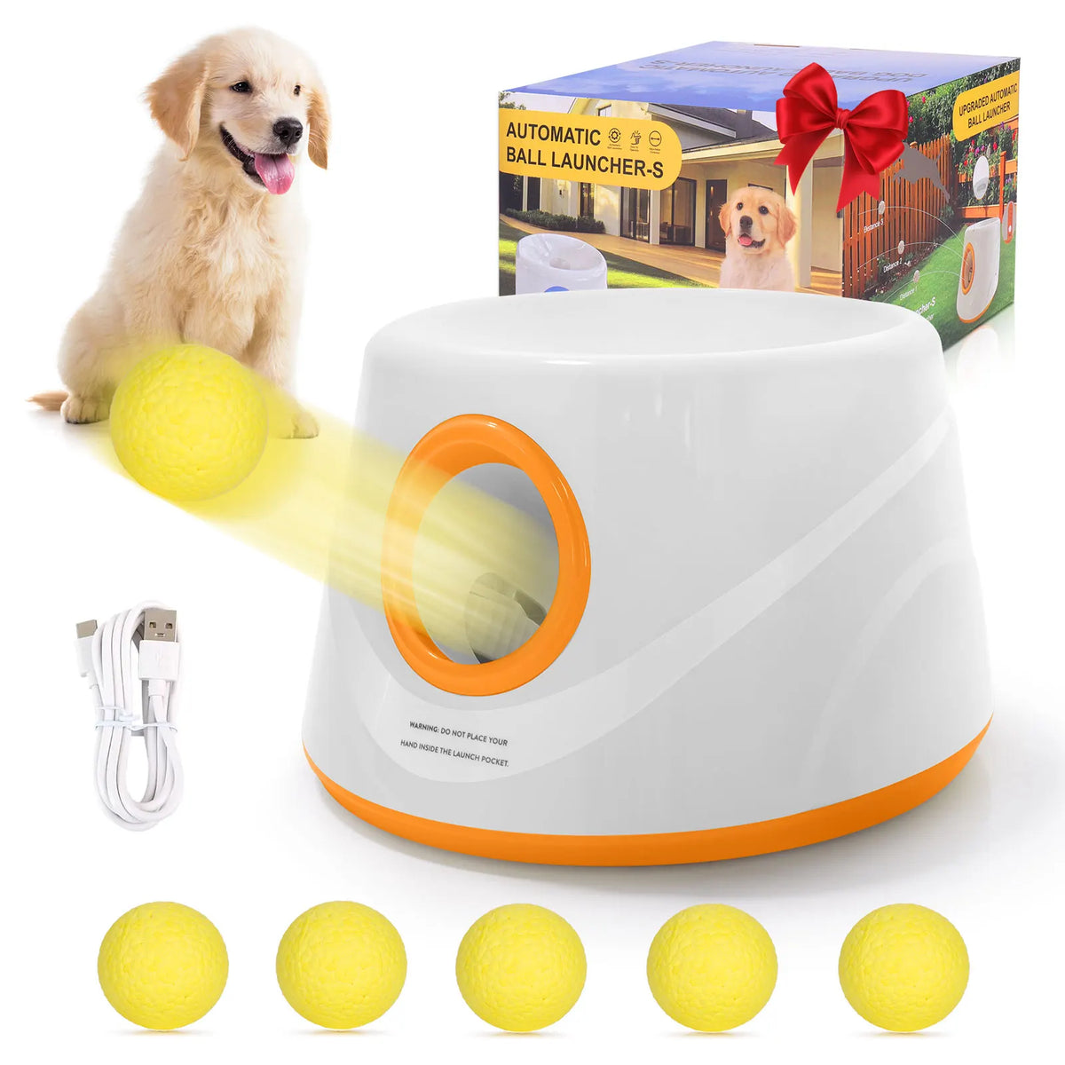 AutoFetch Pro - Interactive Dog Ball Launcher