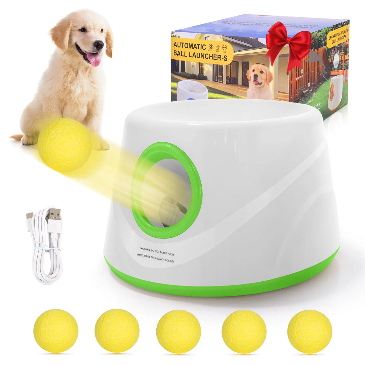 AutoFetch Pro - Interactive Dog Ball Launcher