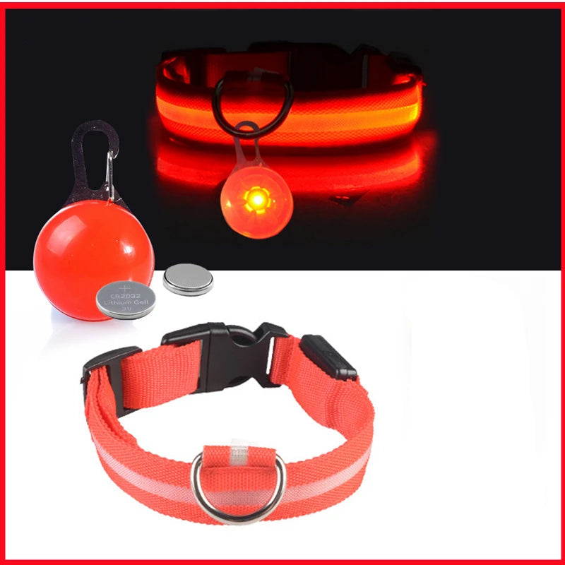 LumiGlow Rechargeable LED Dog Collar