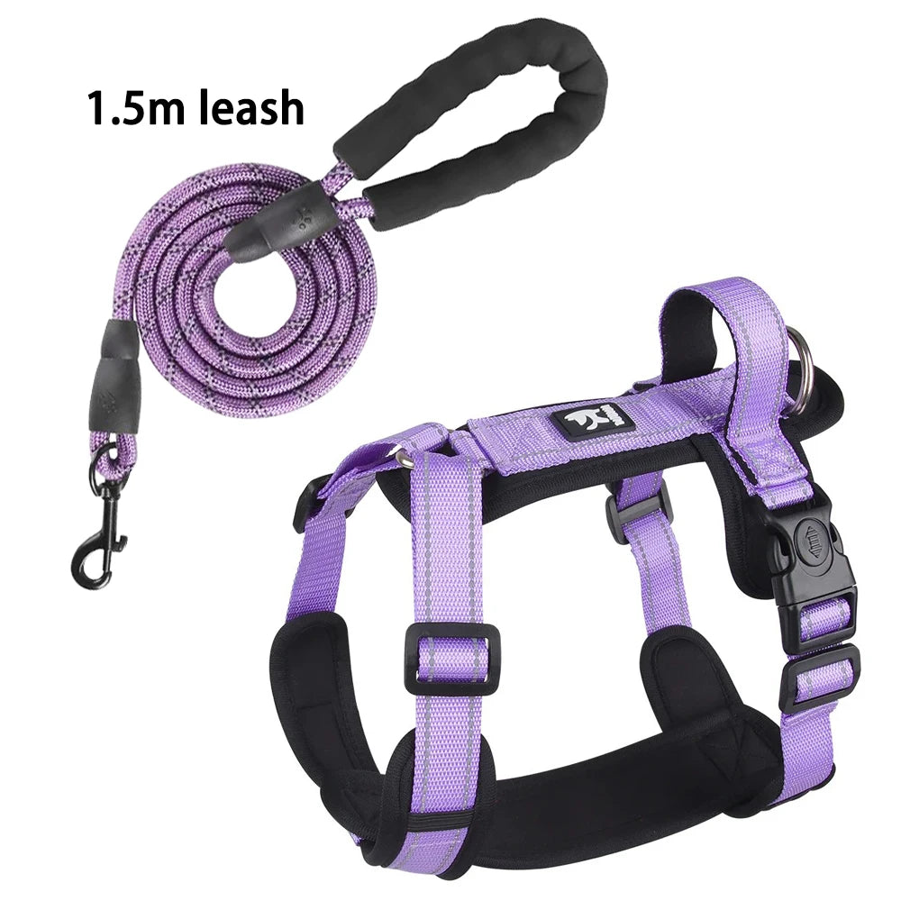 ReflectPro Dog Harness & Leash Set