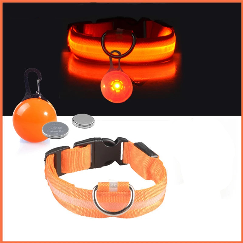 LumiGlow Rechargeable LED Dog Collar