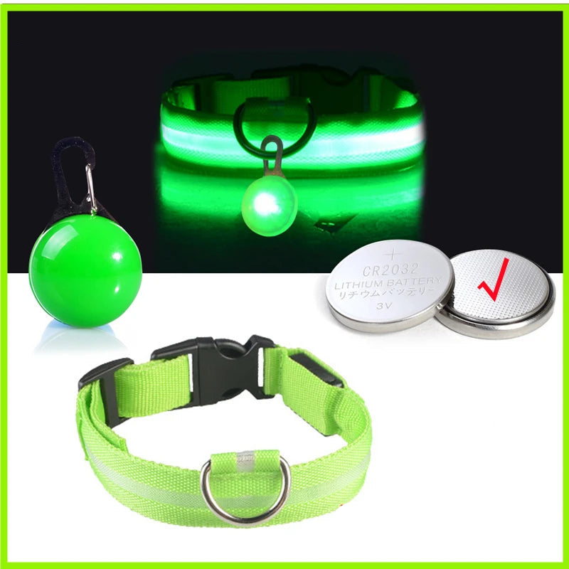 LumiGlow Rechargeable LED Dog Collar