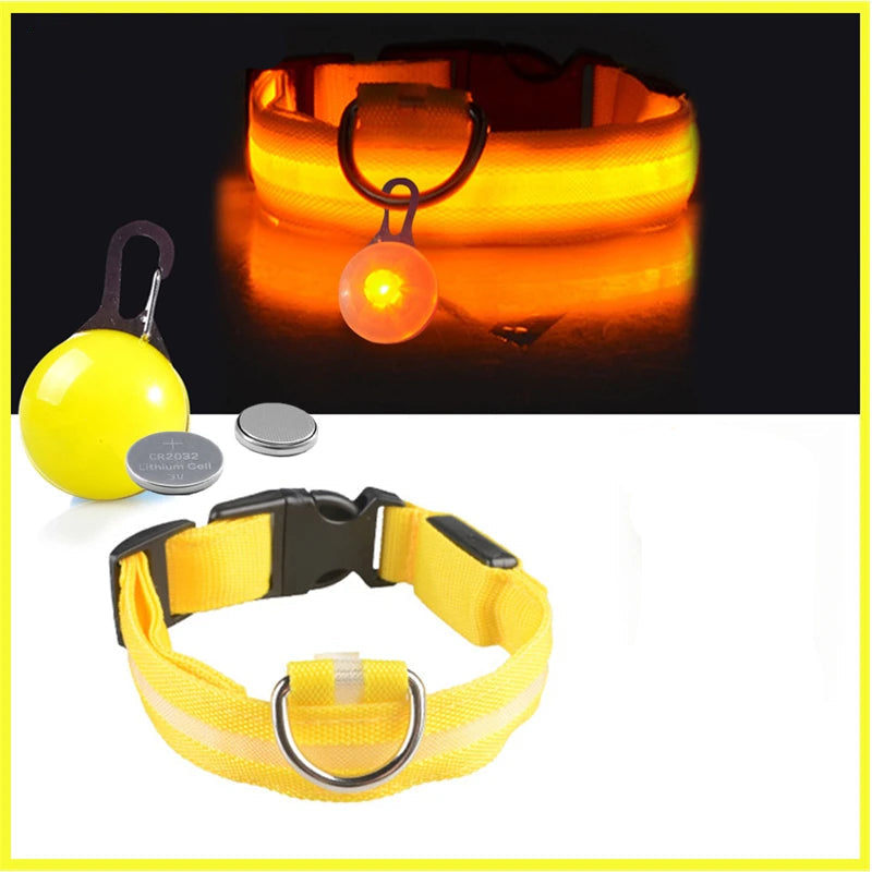 LumiGlow Rechargeable LED Dog Collar