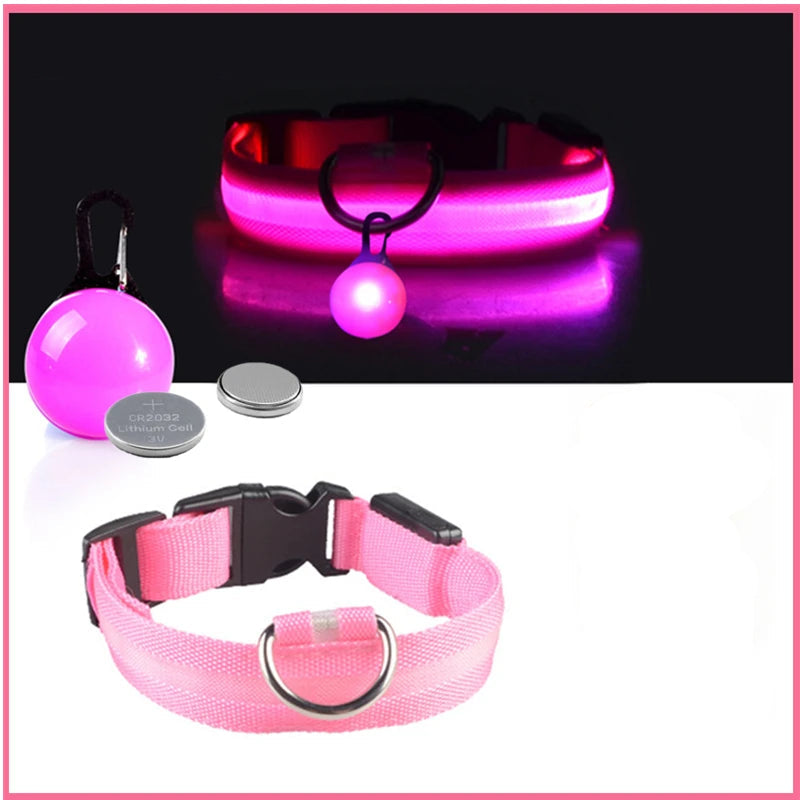 LumiGlow Rechargeable LED Dog Collar