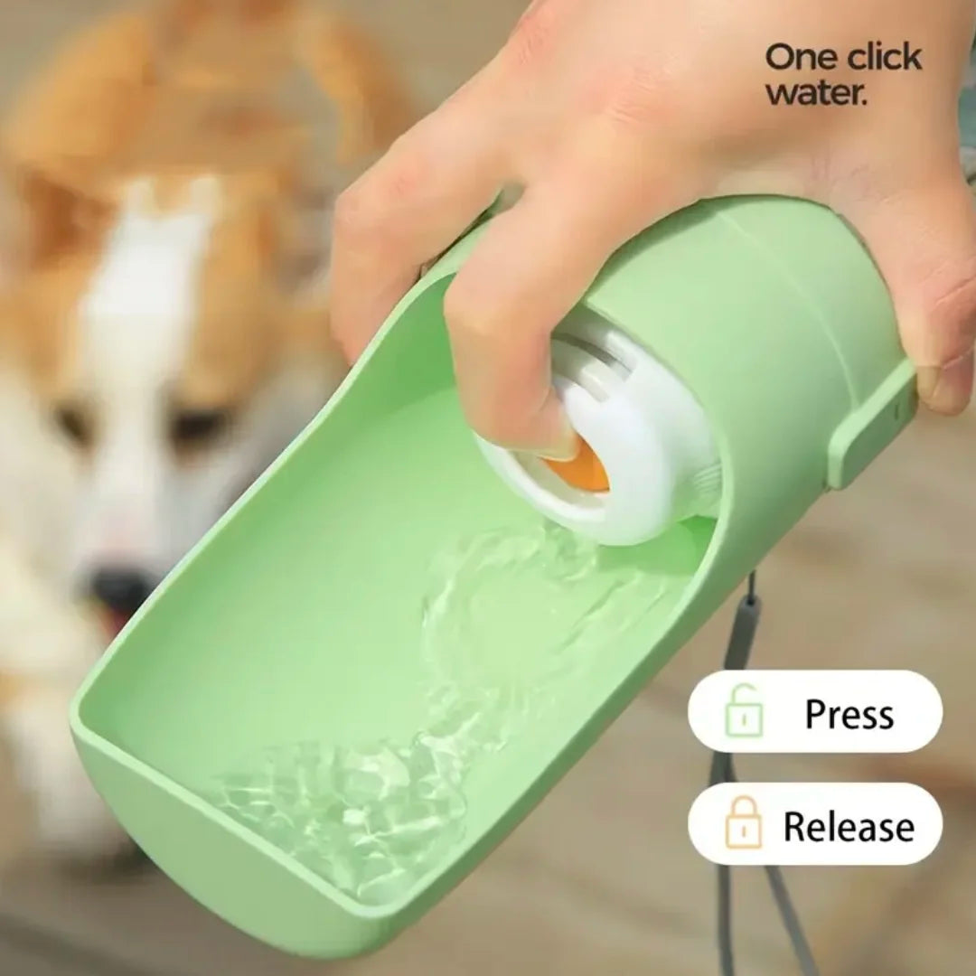 HydraPaw 2-in-1 Portable Dog Water Bottle